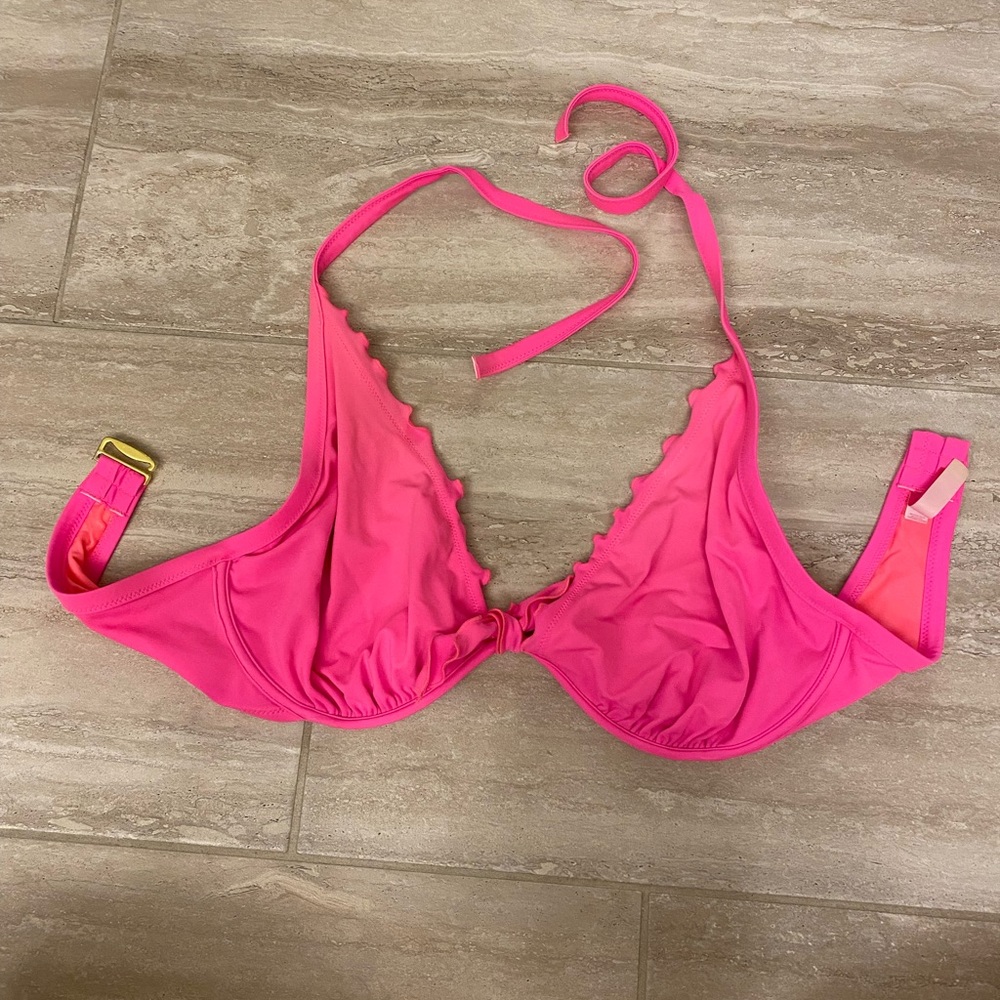 36DD Victoria’s Secret hot pink bikini top